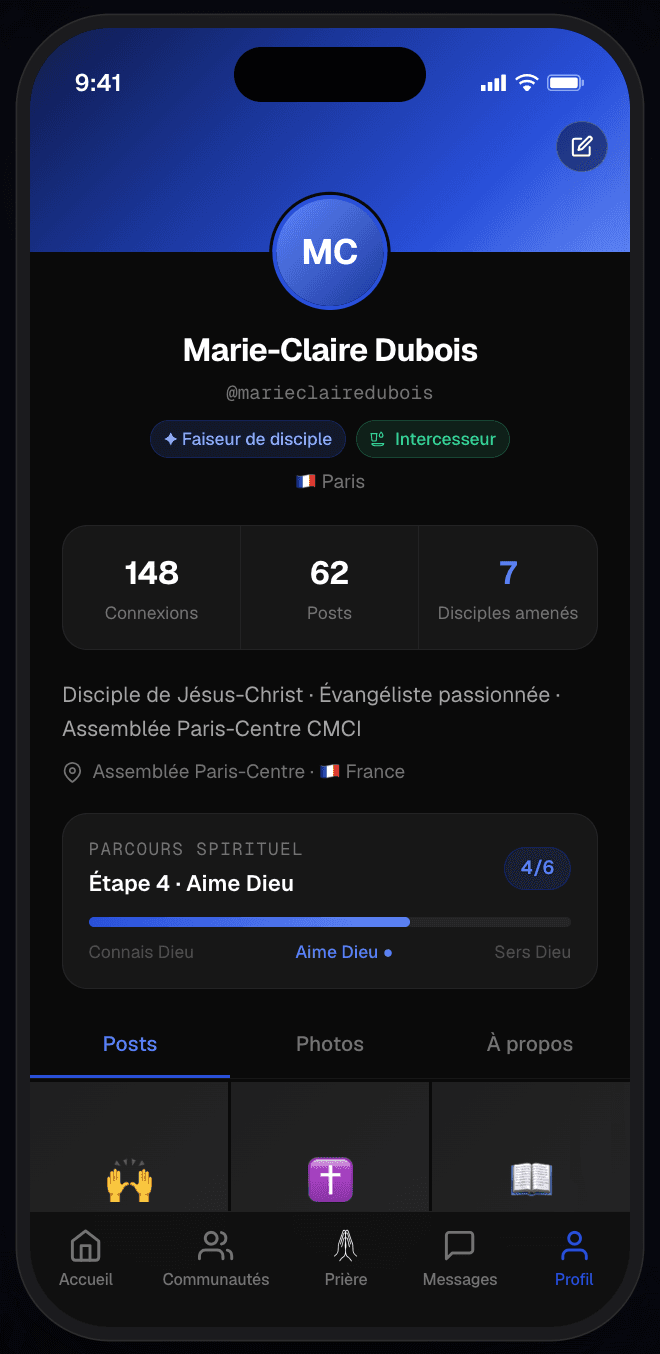Profil membre CMCI Connect